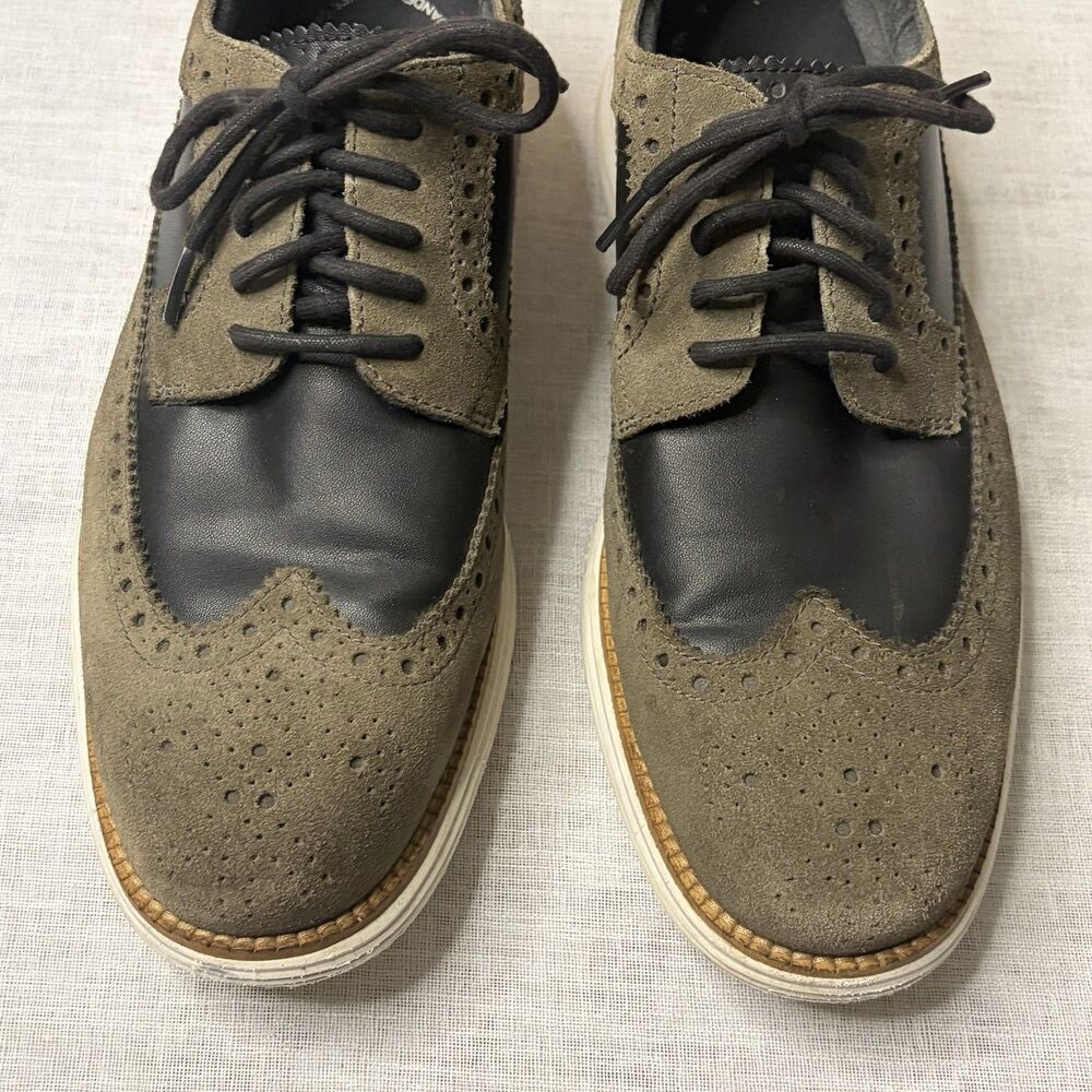 Cole Haan OriginalGrand Men's Wingtip Oxford Suede 9.5M Dress Comfort Shoes - Picture 6 of 11